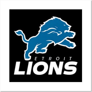 Detroit Lions Posters and Art